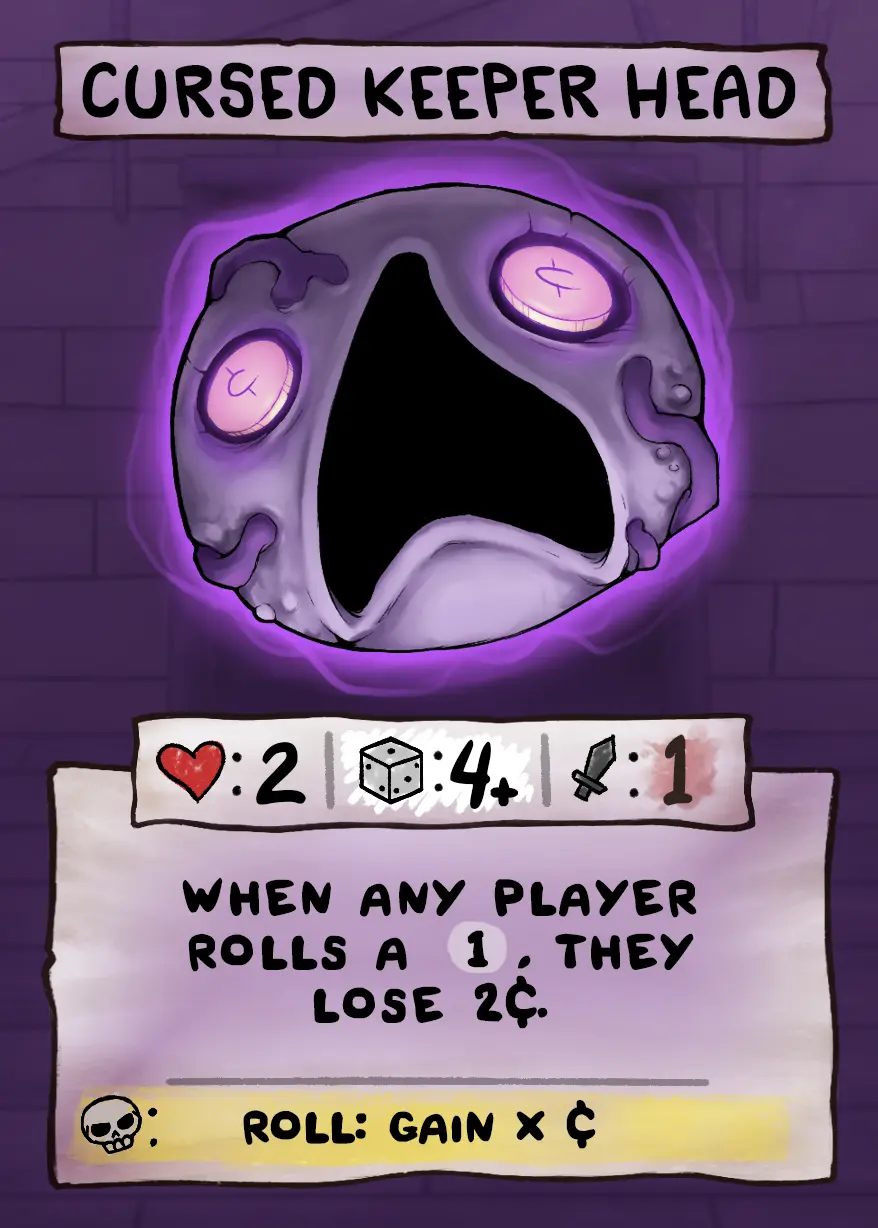Cursed Keeper Head