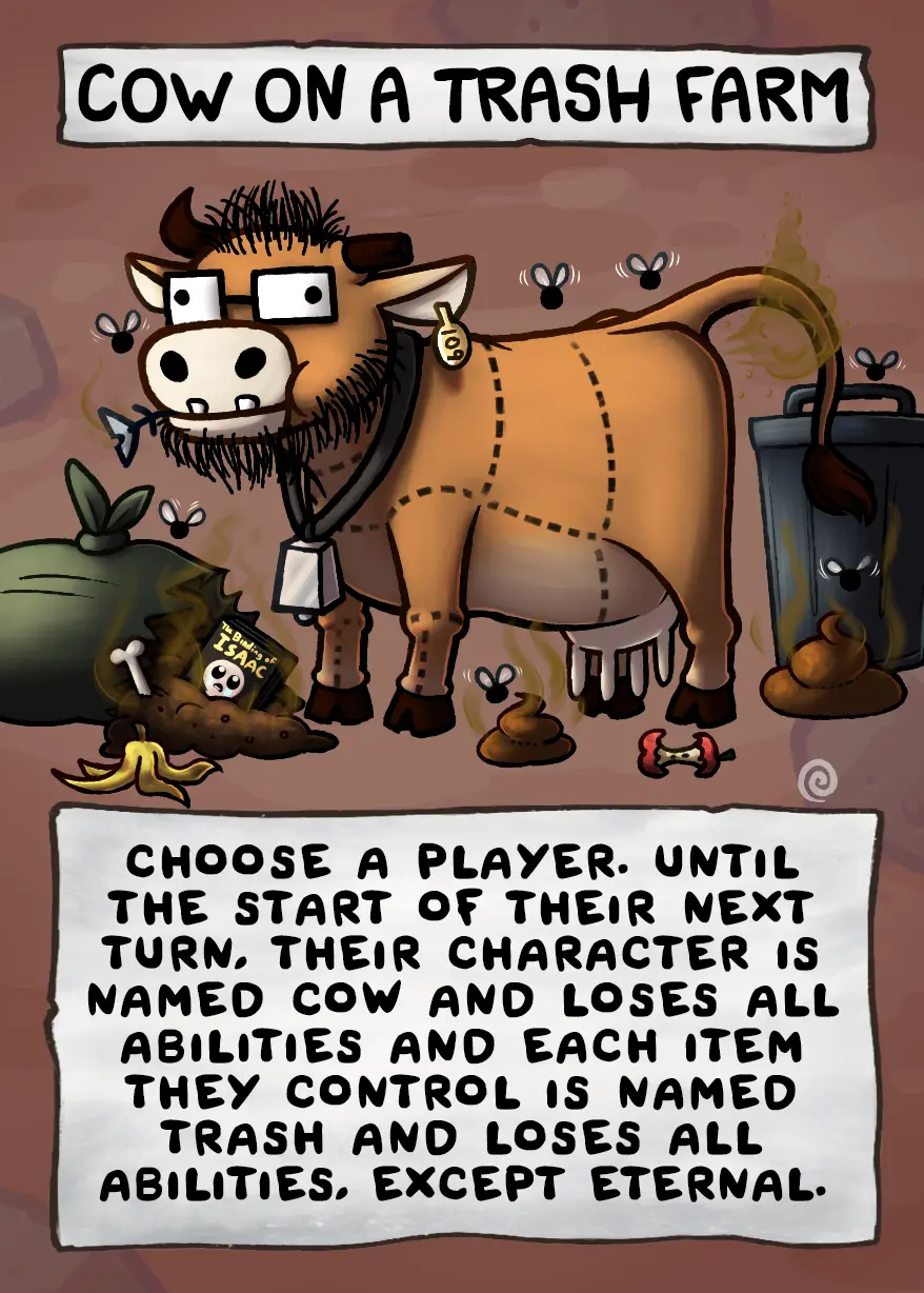 Cow On A Trash Farm